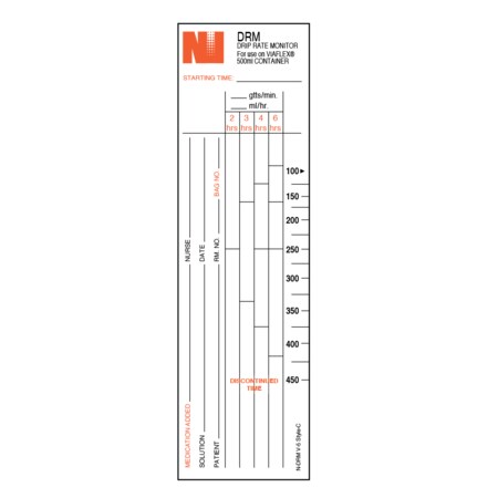 Drip Rate Monitor - Hospira Abbott Style C - 500 Ml 7 X 2